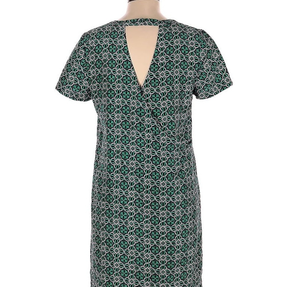 Jcrew silk dress with unique back styling. Size 6 - Picture 3 of 3
